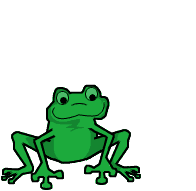 hopping frog cartoon