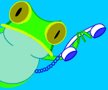 Phone for Frog cartoon