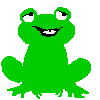 Smiling frog
